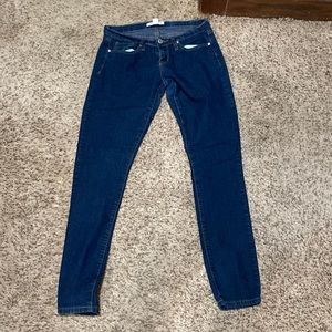 Low Rise Dark Jeans